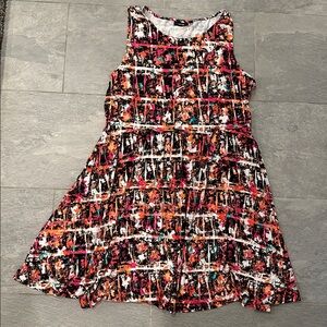Apt. 9 Multicolor Sleeveless Dress. Size XXL